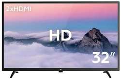 Телевизор BQ 3209B, 32″, 1366x768, DVB-T2/C/S2, 2xHDMI, 1xUSB
