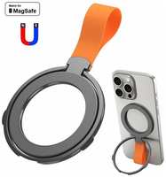 KS-is Магнитный держатель Magsafe с опорным кольцом и петлей для iPhone