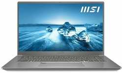 Ноутбук MSI Prestige 15 A12UD-225RU Core i7 1280P 16Gb SSD1Tb NVIDIA GeForce RTX 3050 Ti 4Gb 15.6″ IPS FHD (1920x1080) Win 11P silver WiFi BT Cam
