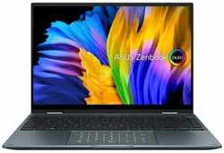 Ноутбук ASUS Zenbook 14 Flip UP5401ZA-KN012W 14 (2880x1800) OLED 90Гц сенсорный/Intel Core i5-12500H/8ГБ LPDDR5/512ГБ SSD/Iris Xe Graphics/Win 11 Home