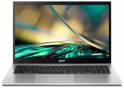 Ноутбук Acer Aspire 3 A315-59-39S9, 15.6″ (1920x1080) TN / Intel Core i3-1215U / 8ГБ DDR4 / 256ГБ SSD / UHD Graphics / Без ОС, серебристый (NX. K6TEM.004)