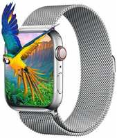 Cмарт часы GS8 MAX PREMIUM Series Smart Watch iPS Display, iOS, Android, 2 ремешка, Bluetooth звонки, Уведомления, Серебристые