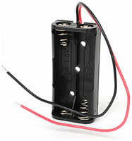 Батарейный отсек с проводами ROBITON Bh2xAAA для двух батареек или аккумуляторов размера ААА и 10440