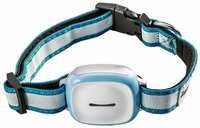 Беспроводной GPS-трекер для домашних животных GPOINT011 голубой, водонепроницаемый ошейник для собак и кошек