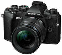 Беззеркальный фотоаппарат OM System OM-5 Kit 12-45mm f / 4 Pro черный