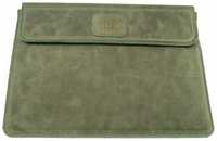 J. Audmorr Кожаный Чехол J.Audmorr для ноутбука 14-15″ (Macbook 15 Air), зеленый Newport 15 Turmalin