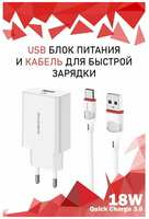 GCable USB Блок Питания 18W для смартфонов Type-c