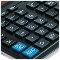 Калькулятор настольный 12-разрядный, двойное питание, 159 х 205 х 27 мм