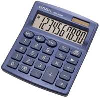 Калькулятор настольный Citizen 10-ти разрядный 102 х 124 х 25 , 2-е питание, синий