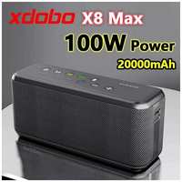Портативная беспроводная Bluetooth колонка XDOBO X8 MAX 100Ватт 20 000mAh