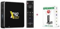 ТВ-приставка Ugoos X4Q Extra ATV прошивка с эфирным тюнером, + приложения для бесплатного просмотра для ТВ и фильмов