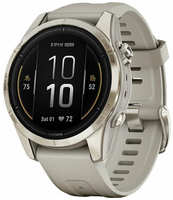Смарт-часы Garmin EPIX Pro Gen 2 42mm Sapphire Soft with Light Sand Silicone Band (010-02802-11)