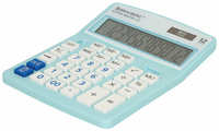 Калькулятор настольный BRAUBERG EXTRA PASTEL-12-LB (206x155 мм), 12 разрядов, двойное питание, 250486