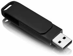 Флеш Империя USB флешка, USB flash-накопитель, Флешка Stone, 4 ГБ, черная, USB 2.0, арт. F44