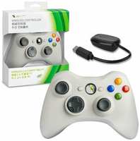 Microsoft Беспроводной джойстик, геймпад контроллер с адаптером для ″XBOX 360 и PC″ Wireless Controller 2.4Ghz