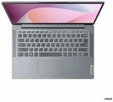 14″ Ноутбук Lenovo IdeaPad Slim 3 14AMN8, Athlon Siver 7120U (2.4 ГГц), RAM 8 ГБ, SSD 256 ГБ, AMD Radeon Graphics, DOS, 82XN0039RK, Grey