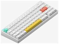 Беспроводная механическая клавиатура Nuphy Halo65, 67 клавиш, RGB подсветка, Glacier Switch, белая