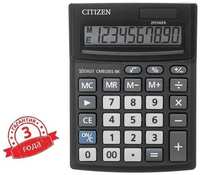 Калькулятор настольный 10-разрядный, Citizen Business Line CMB1001-BK, двойное питание, 103 х 138 х 24 мм