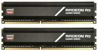 Модуль памяти 64GB AMD Radeon DDR4 4000Mhz Long DIMM 1.35V Heat Shield Retail Kit R9S464G4006U2K 32Gb*2, R9S464G4006U2K