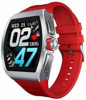 Умный фитнес-браслет Aspect C1  /  Смарт-часы для спорта  /  С измерением давления и кислорода в крови  /  С пульсометром  /  С шагомером  /  Красный