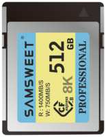Карта памяти Samsweet Professional CFexpress Type B Horse 512GB
