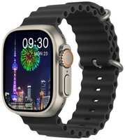 TWS Смарт часы HW9 ULTRA MAX Smart Watch AMOLED iOS Android 2 Ремешка, черные