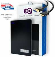 Внешний жесткий диск 500Gb 3Q Portable USB 3.0, Портативный накопитель HDD (3QHDD-S180H-500)