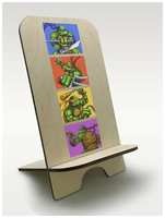 Бруталити Подставка для телефона c рисунком УФ Игры TMNT Teenage Mutant Ninja Turtle Return(Sega, Сега, 16 bit, 16 бит) - 2300