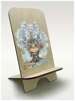 Бруталити Подставка для телефона c рисунком УФ игры Diablo III Eternal Collection (Дьябло, темное фэнтази, варвар) - 380