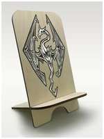 Бруталити Подставка для телефона c рисунком УФ игры Elder Scrolls V Skyrim (Скайрим, средневековье, Довакин, Алдуин) - 330
