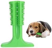 Игрушка жевательная (зубная щетка) для собак Щетка для чистки зубов, 7x10x3 см