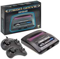 Игровая приставка 16-бит Mega Drive 2 lit 252 встроенные игры / Ретро консоль 16 bit Сега / Для телевизора