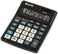 Калькулятор настольный для ЕГЭ непрограммируемый большой для школы Eleven Business Line CMB1201-BK для физики, бухгалтерский  /  12 разрядов  /  черный