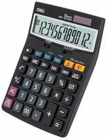 Калькулятор настольный Deli 1630 (12-разрядный) черный