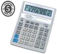 Калькулятор настольный 12-разрядный SDC-888XWH, 158*203*31мм, двойное питание