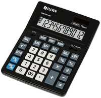 Калькулятор Eleven ″Business Line″, настольный, 12 разрядов, двойное питание, 155х205х35 мм, черный (CDB1201-BK)
