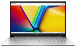 Ноутбук ASUS Vivobook Pro 15 OLED M6500XU-MA105, 15.6″ (2880x1620) OLED 120Гц / AMD Ryzen 9 7940HS / 16ГБ DDR5 / 1ТБ SSD / GeForce RTX 4050 6ГБ / Без ОС, серебристый (90NB1202-M00430)
