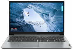 Ноутбук Lenovo IdeaPad 3 15IAU7 Core i3 1215U 8Gb SSD256Gb Intel UHD Graphics 15.6″ TN FHD (1920x1080) noOS grey WiFi BT Cam (82QD00DMUE)