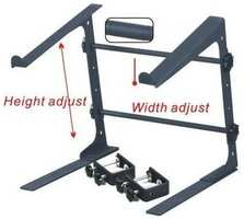 Стойка настольная для ноутбука с крепежом к столу/кейсу NordFolk LS-01