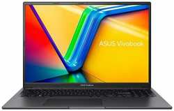 Ноутбук Asus Vivobook 16X 16″, Core i5-12500H, 16 ГБ, SSD 512 ГБ, GeForce RTX 3050 4 Гб, NoOS, 90NB11F1-M00SP0, Русская клавиатура