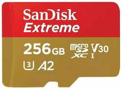 Карта памяти SanDisk Extreme microSD UHS I 256GB (SDSQXAV-256G-GN6MN)