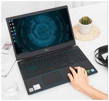 DELL G3 3590 Игровой ноутбук 15.6″ HD IPS экран Процессор Intel I5 9300H 16G RAM 512G SSD Дискретная графика NVIDIA GeForce GTX 1650 с памятью 4G