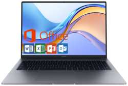 16″ Ноутбук Honor MagicBook X16, BRN-F58, Intel Core i5-12450H (2.0 ГГц), RAM 8 ГБ, SSD 2048 ГБ, Windows 11 Pro + MS Office 2021 Pro, русская клавиатура