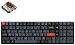 Беспроводная механическая клавиатура QMK Keychron K17 Pro, 103 клавиши, Knob, Hot-Swap, Gateron low profile Switch