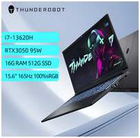 Ноутбук игровой Thunderobot 911T Core i7-13620H RTX3050 165 Гц IPS 16 ГБ ОЗУ, 512 Гб SSD, WiFi6, русская клавиатура