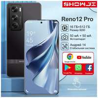 SHOWJI Reno12 Pro Смартфон 16 ГБ+512 ГБ