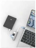 USB HUB для Iphone, разъем Lightning apple хаб 4 порта, провод 10см