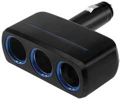 Разветвитель прикуривателя Shunwei 3 Way Cigarette Lighter Socket (SD-1907)