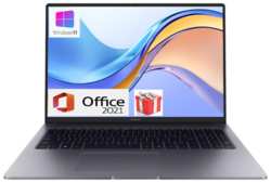 Ноутбук HONOR MagicBook X16 2024/16″/Core i5-12450H/16/512/Win11 Pro+MS Office 21/Space /русская клавиатура