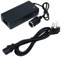 SUITU/en-route all in English Адаптер питания 220-12V 10A с гнездом прикуривателя для портативного автомобильного насоса